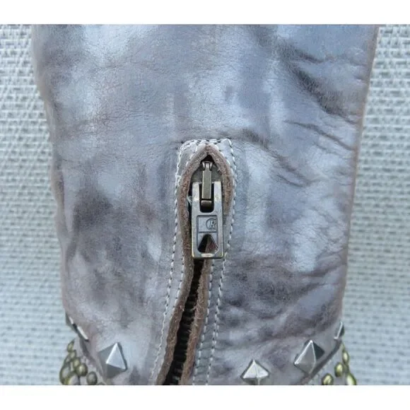 Old Gringo Belinda Womens Size 7 B Brown Studded 18.5" Tall Western Boots - Picture 12 of 16